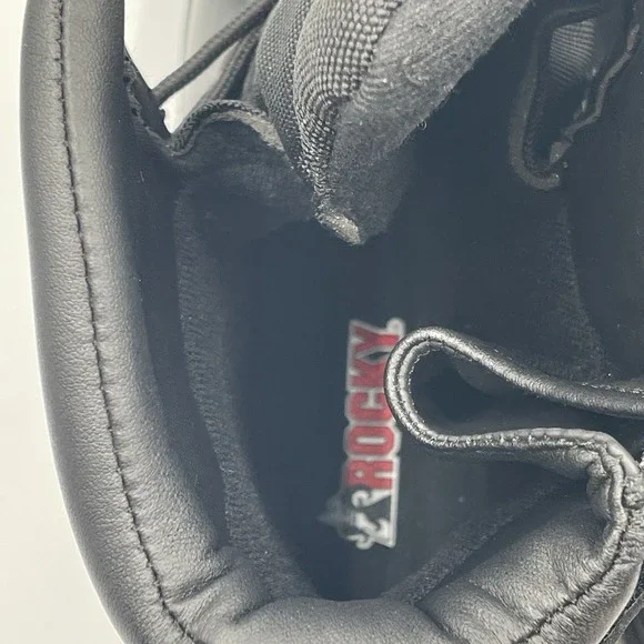 ROCKY ALPHA FORCE ZIPPER WATERPROOF PUBLIC SERVICE‎ BOOTS BLACK NEW - Picture 11 of 14